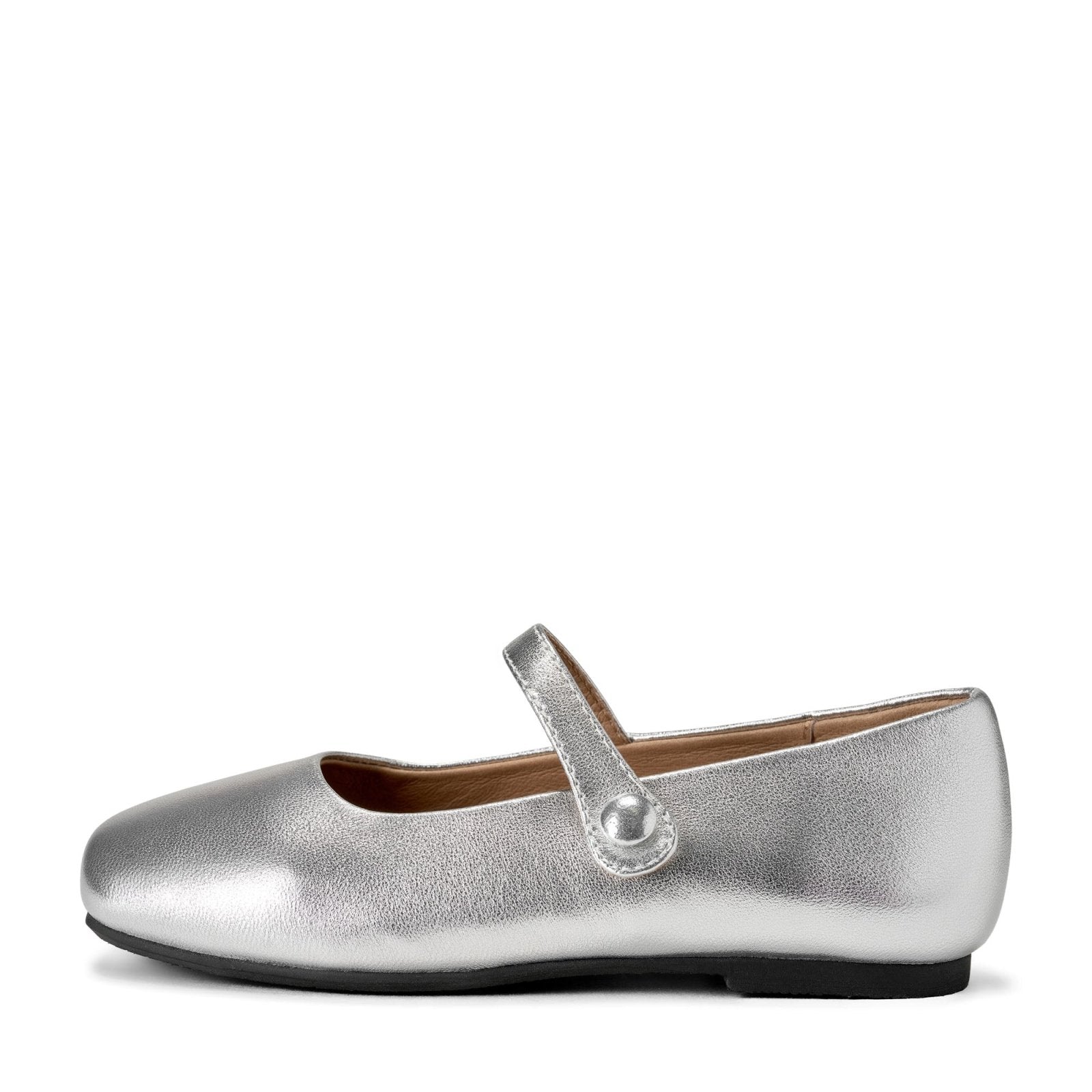designer Chloe Leather Silver Shoes for girls by Age of Innocence