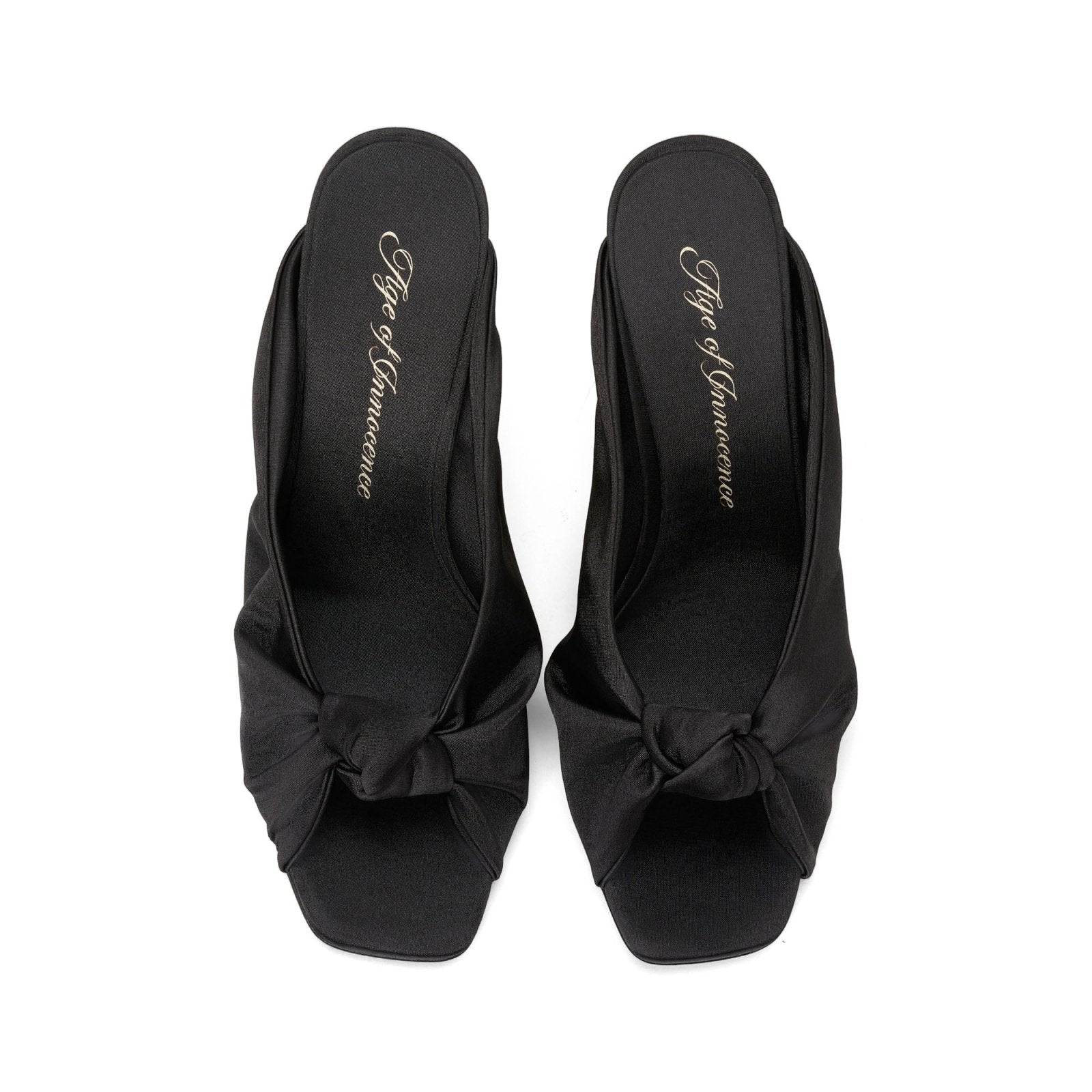 Cindy Black Mules Mules Age of Innocence Women