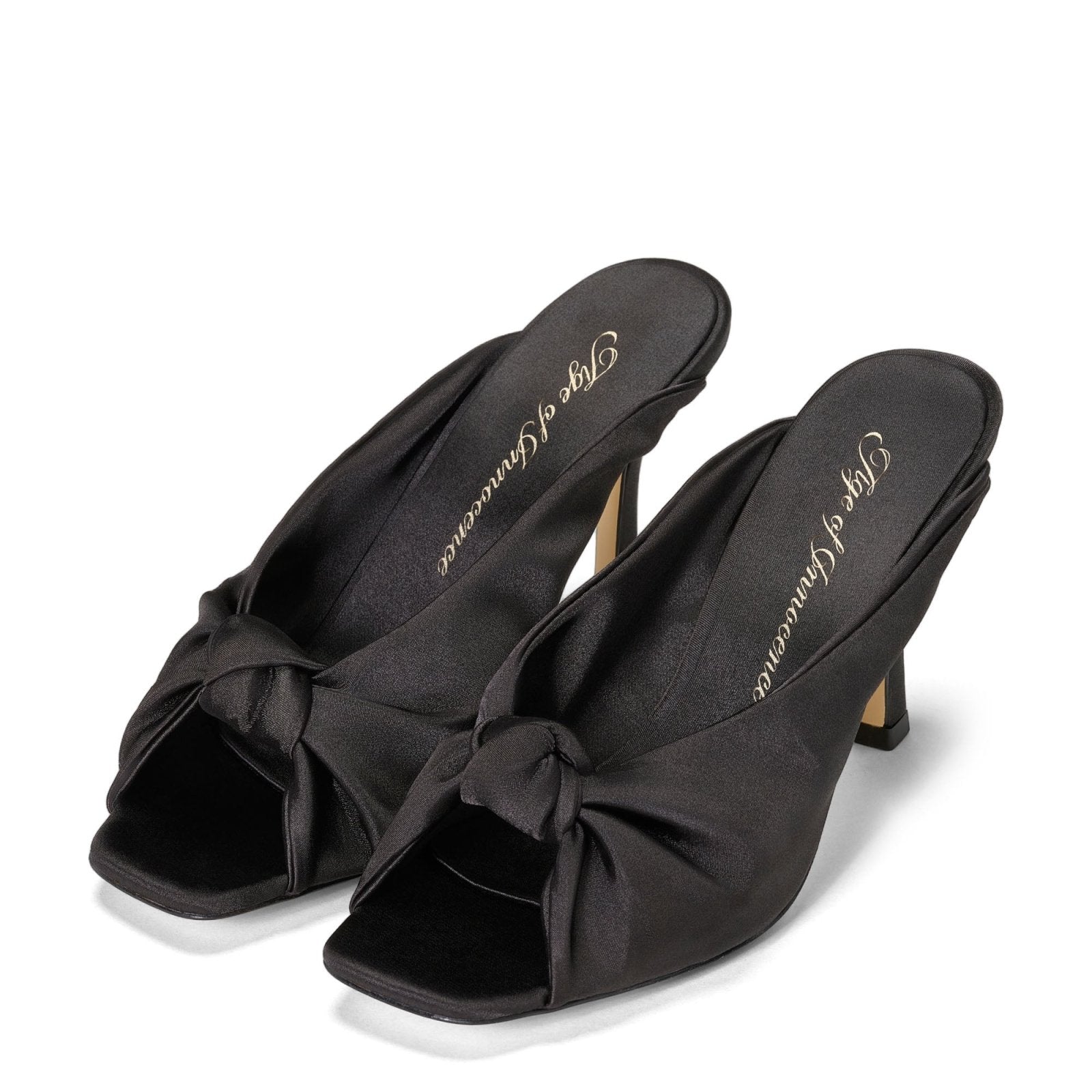 designer Cindy Black Mules for girls by Age of Innocence Women