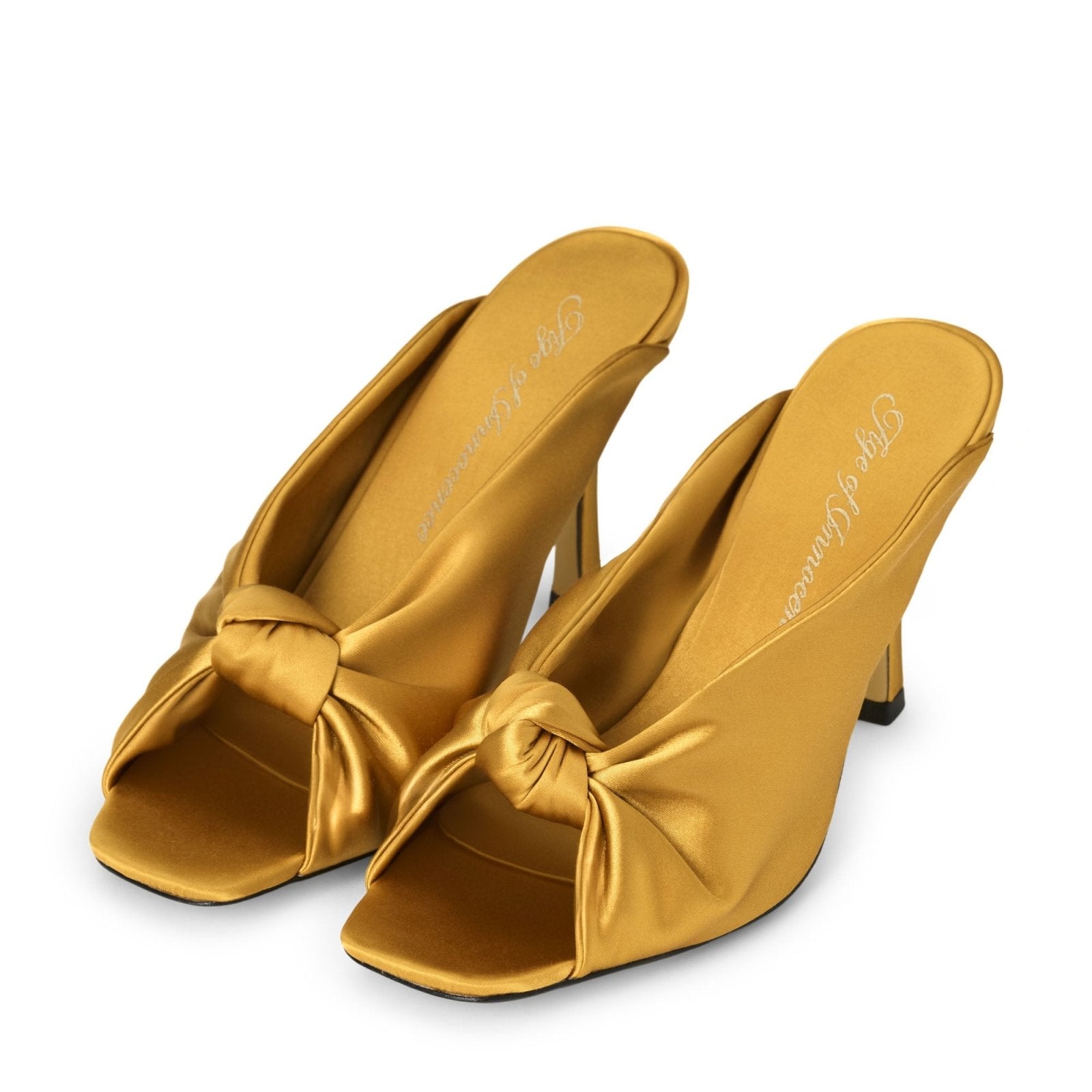 designer Cindy Mustard Mules for girls by Age of Innocence Women