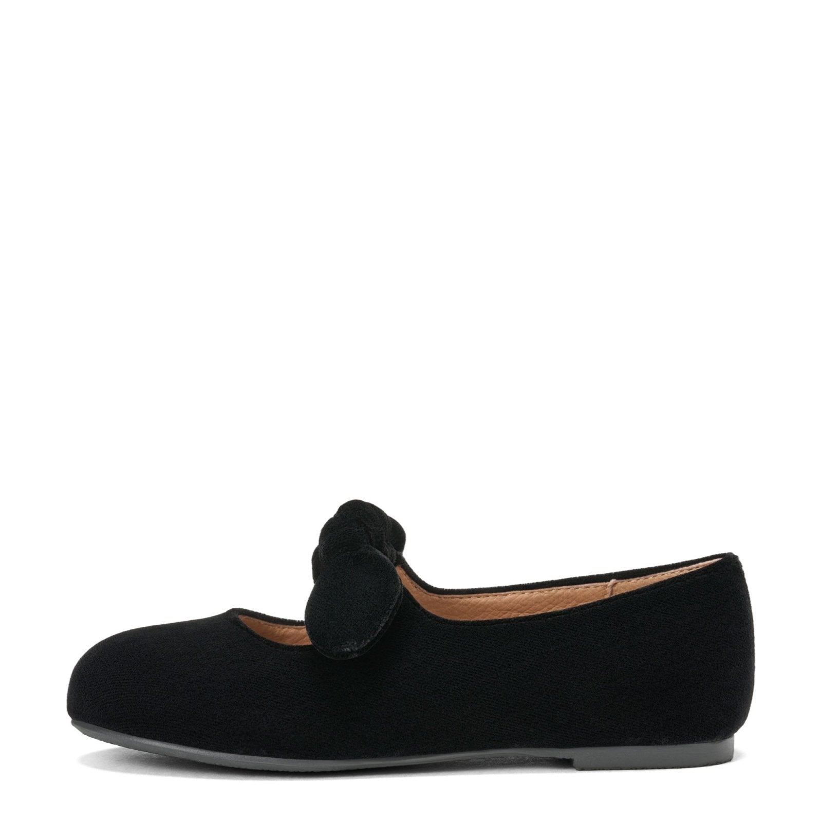 designer Claudine Black Shoes for girls by Age of Innocence