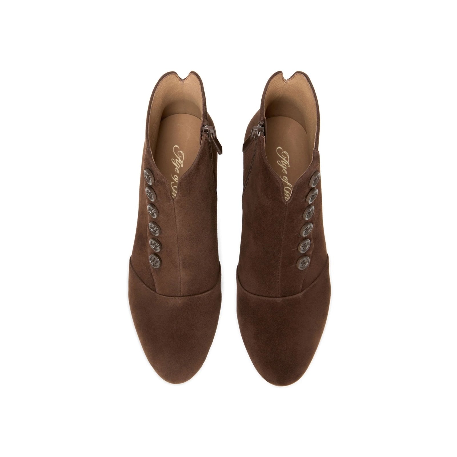 Constance Suede Brown Boots Age of Innocence Women