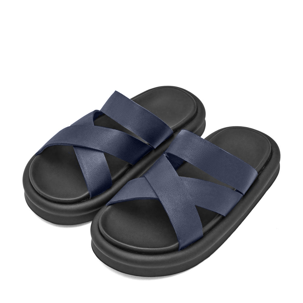 Cove Navy Sandals by Age of Innocence