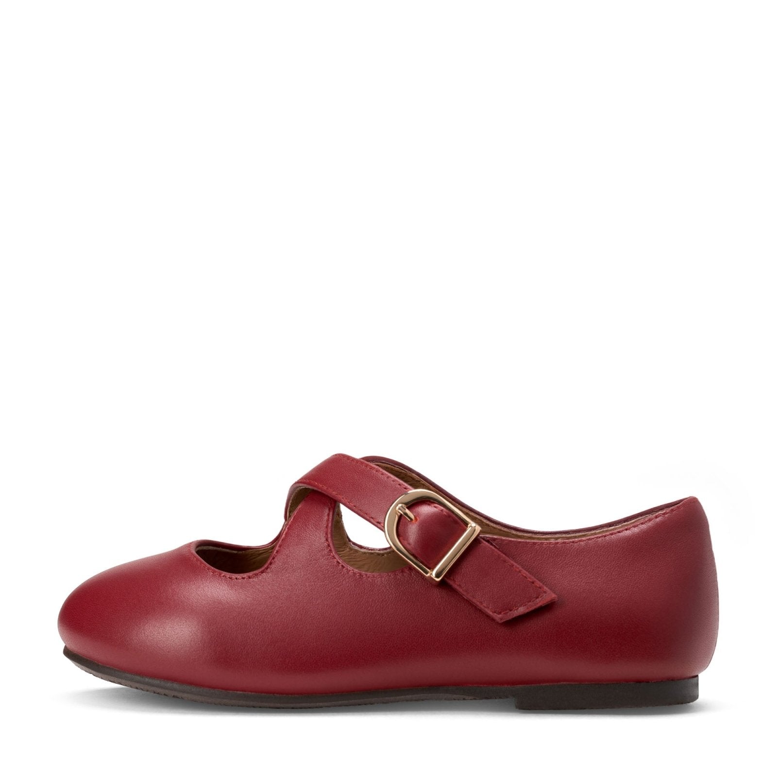 Demi Red Leather Shoes for Girls by Age of Innocence