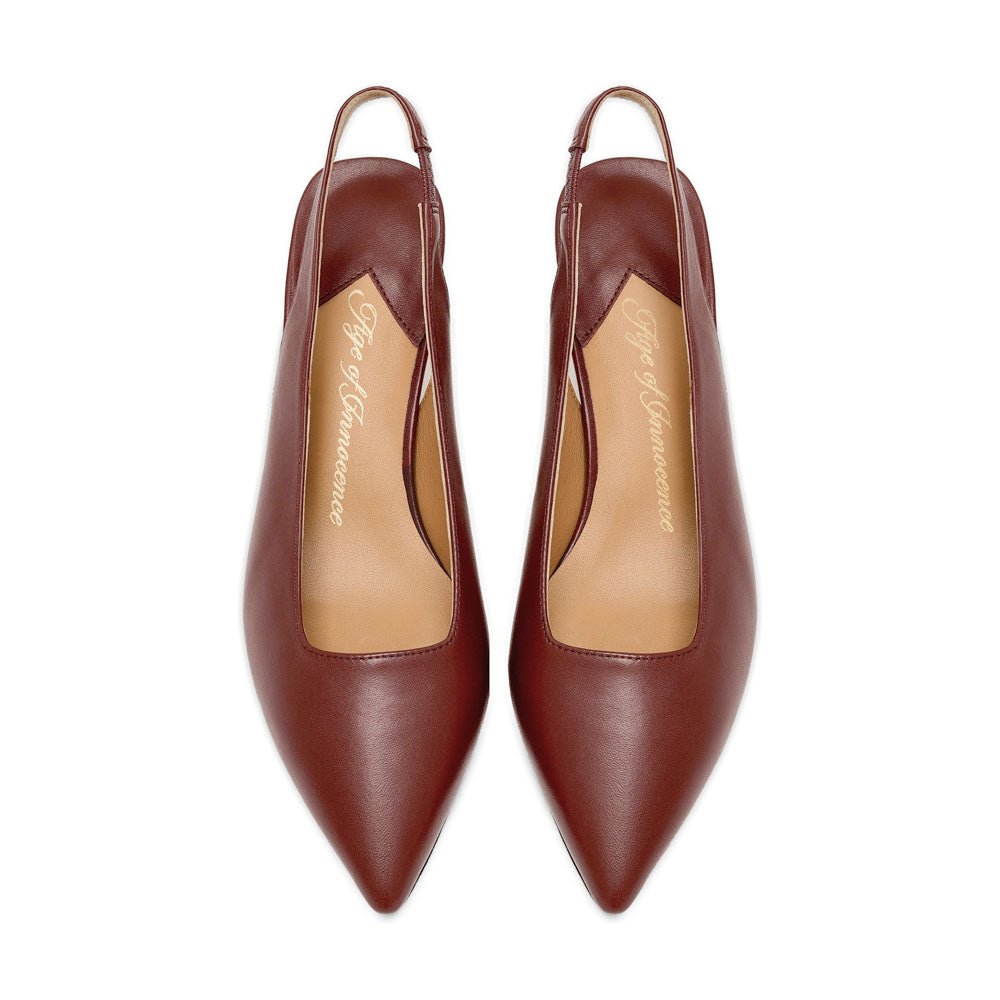 Eka Burgundy Shoes Age of Innocence Women