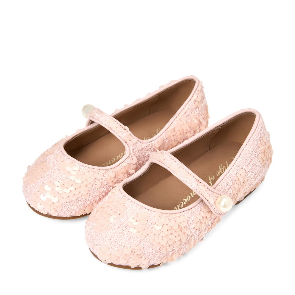 Elin Sequins 2.0 Peach Shoes Shoes Age of Innocence