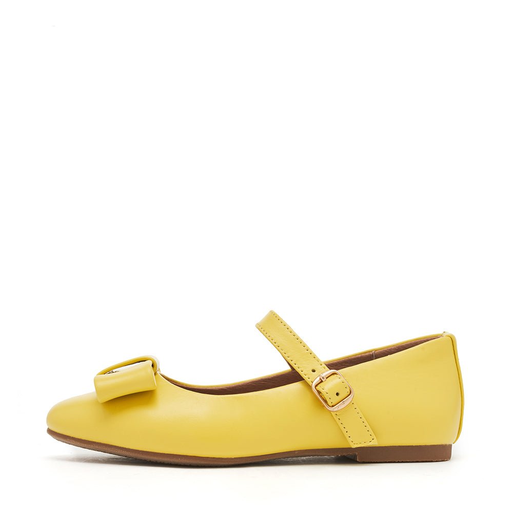 Ellen Leather Yellow Shoes by Age of Innocence