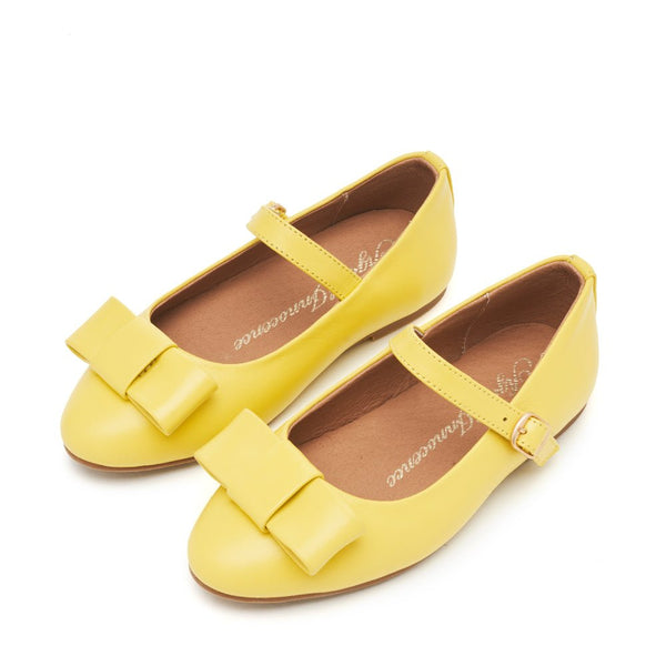 Ellen Leather Yellow Shoes by Age of Innocence