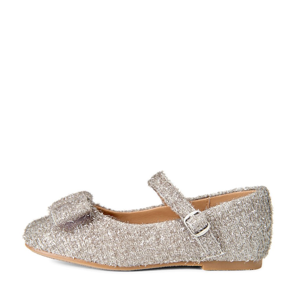 Age of Innocence Ellen Lurex Bow Detail Buckle Strap Mary Jane Shoes | Grey | 26 | Genuine Leather/Chiffon/Rubber | Adult | Kids | Maisonette Age of Innocence Ellen Lurex Bow Detail Buckle Strap Mary Jane Shoes | Grey | 26 | Genuine Leather/Chiffon/Rubber | Adult | Kids | Maisonette