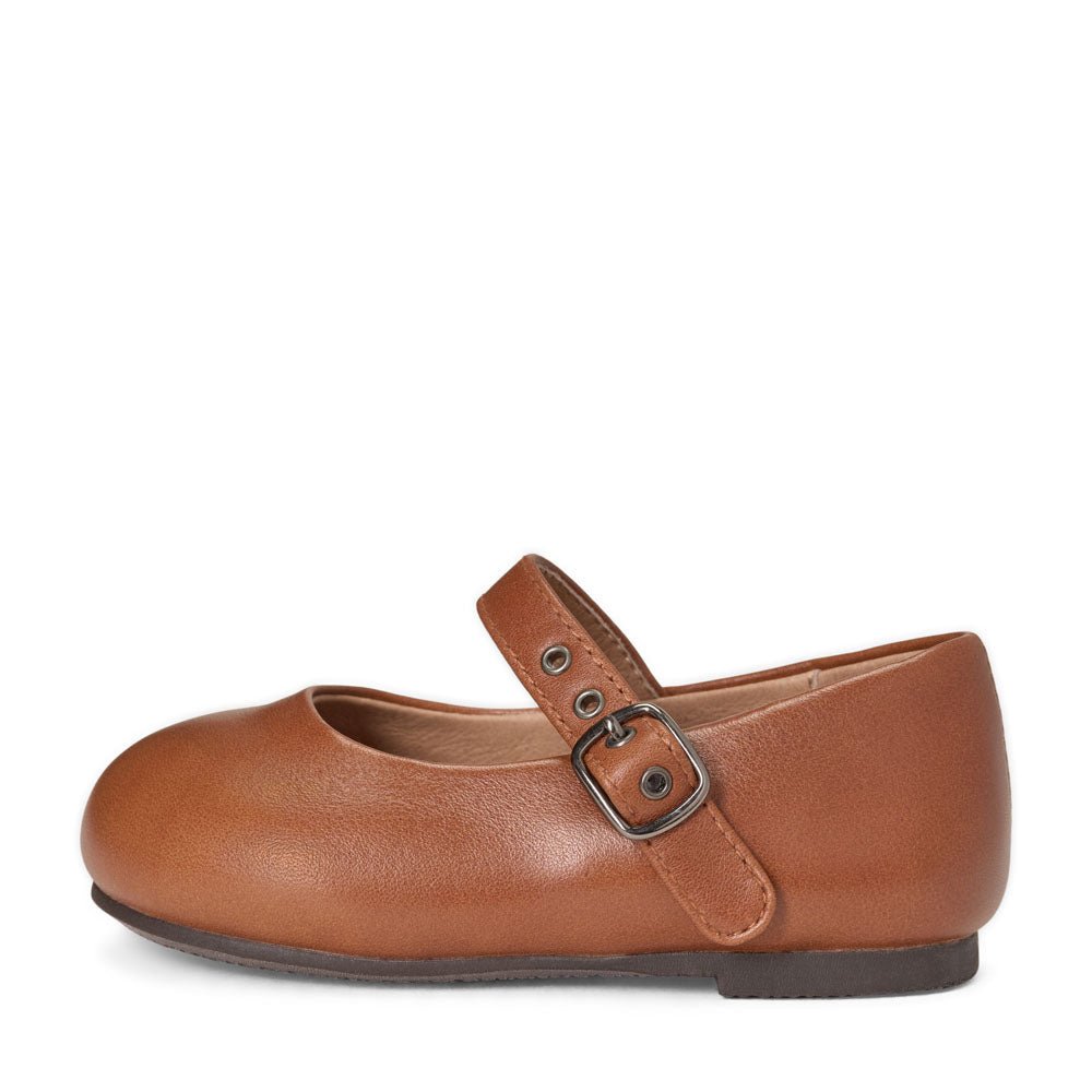 Brown Leather Shoes for Girls Eva Leather by Age of Innocence Brown Leather Shoes for Girls Eva Leather by Age of Innocence