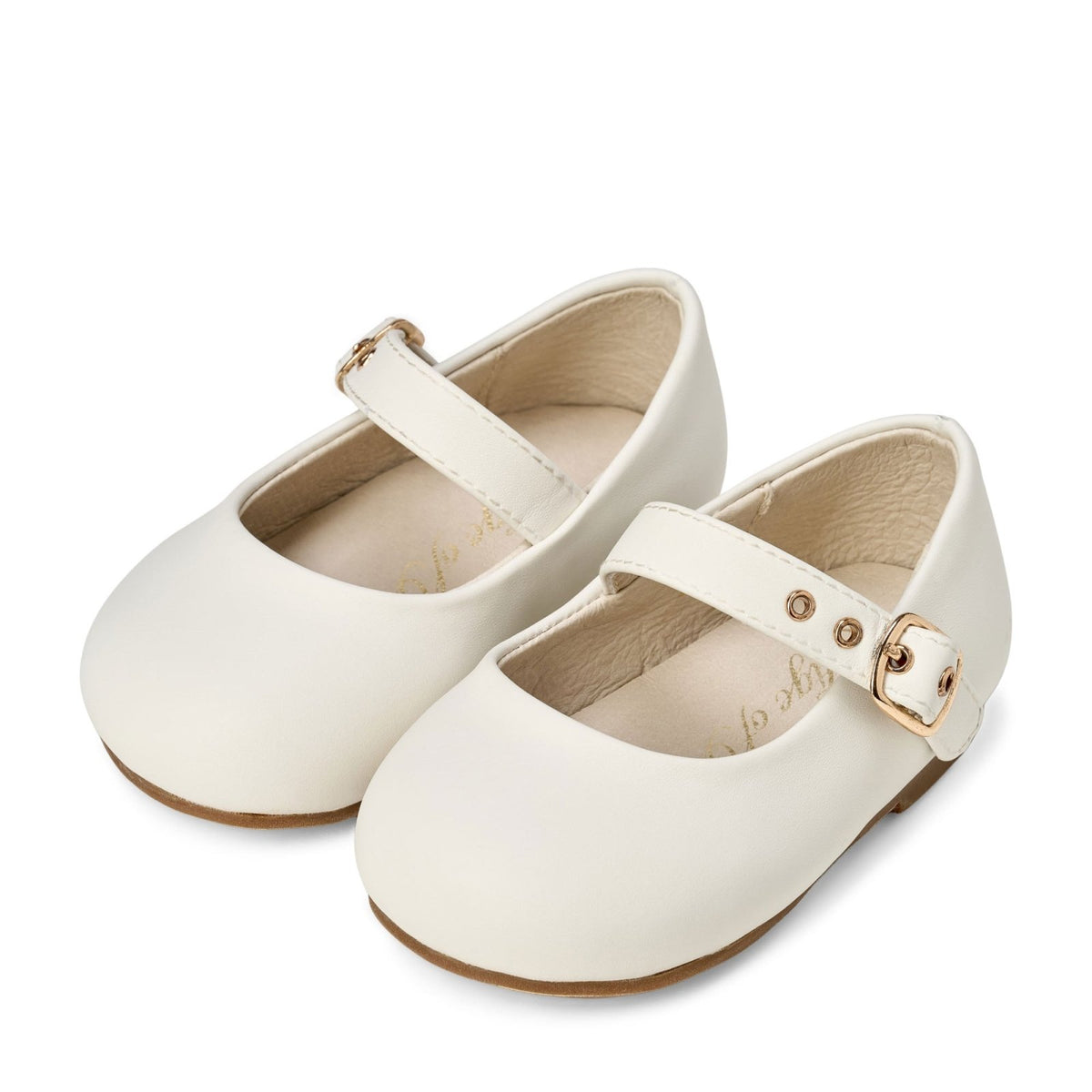 designer Eva Leather White Shoes for girls by Age of Innocence