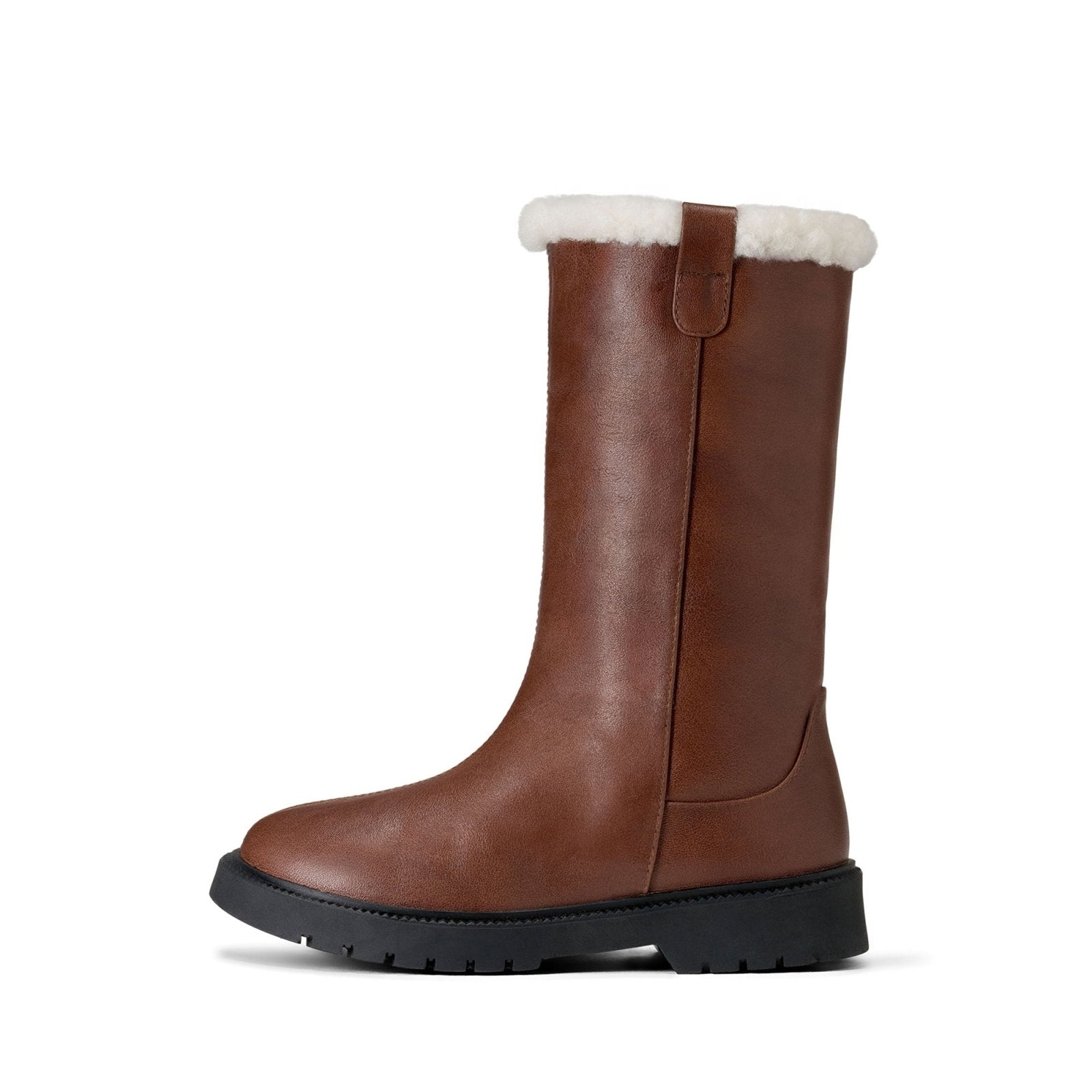 designer Fabie Brown Boots for girls by Age of Innocence