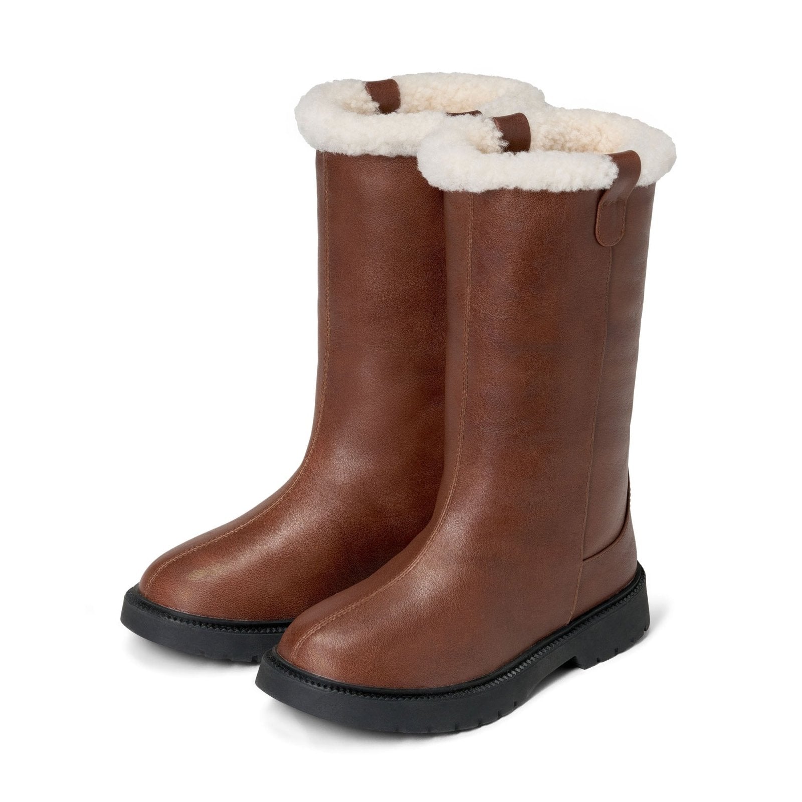 designer Fabie Brown Boots for girls by Age of Innocence