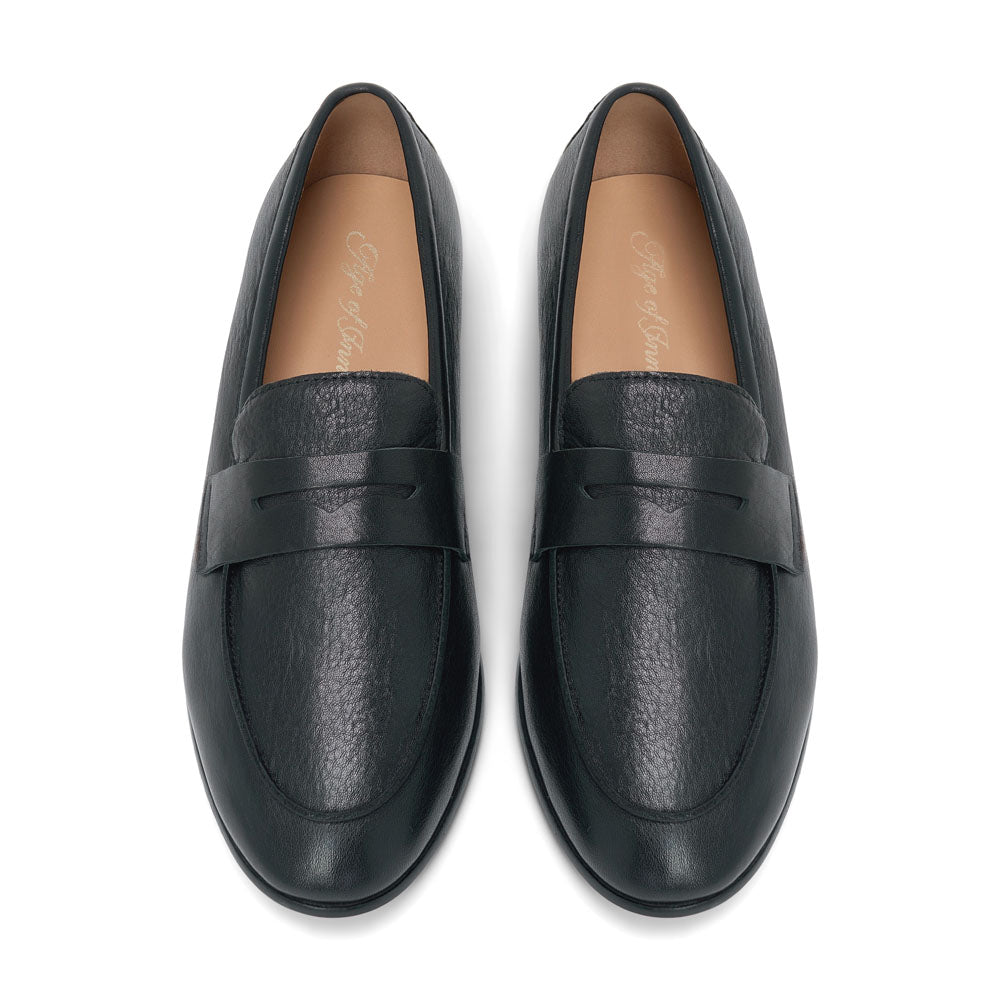 Farley Leather Black Loafers Age of Innocence Women