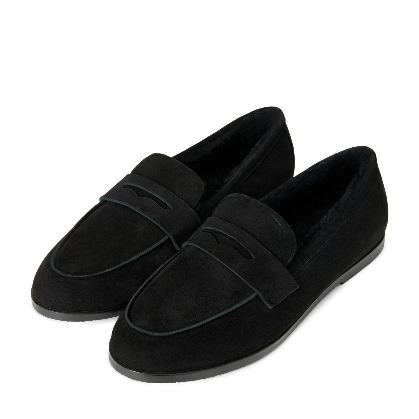 Farley Winter Black Loafers Age of Innocence Women