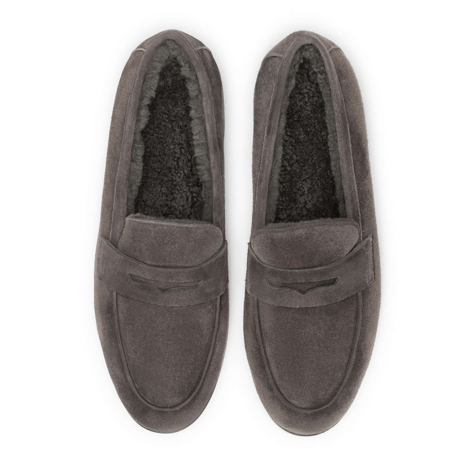 designer Farley Winter Dark Grey Loafers for girls by Age of Innocence Women