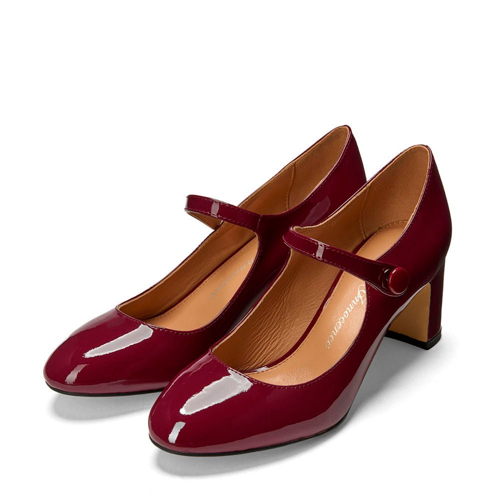 Gemma PL Burgundy Shoes Age of Innocence Women