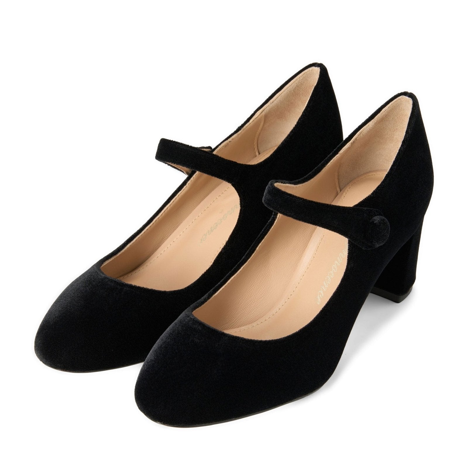 Gemma Velvet Black Shoes Age of Innocence Women