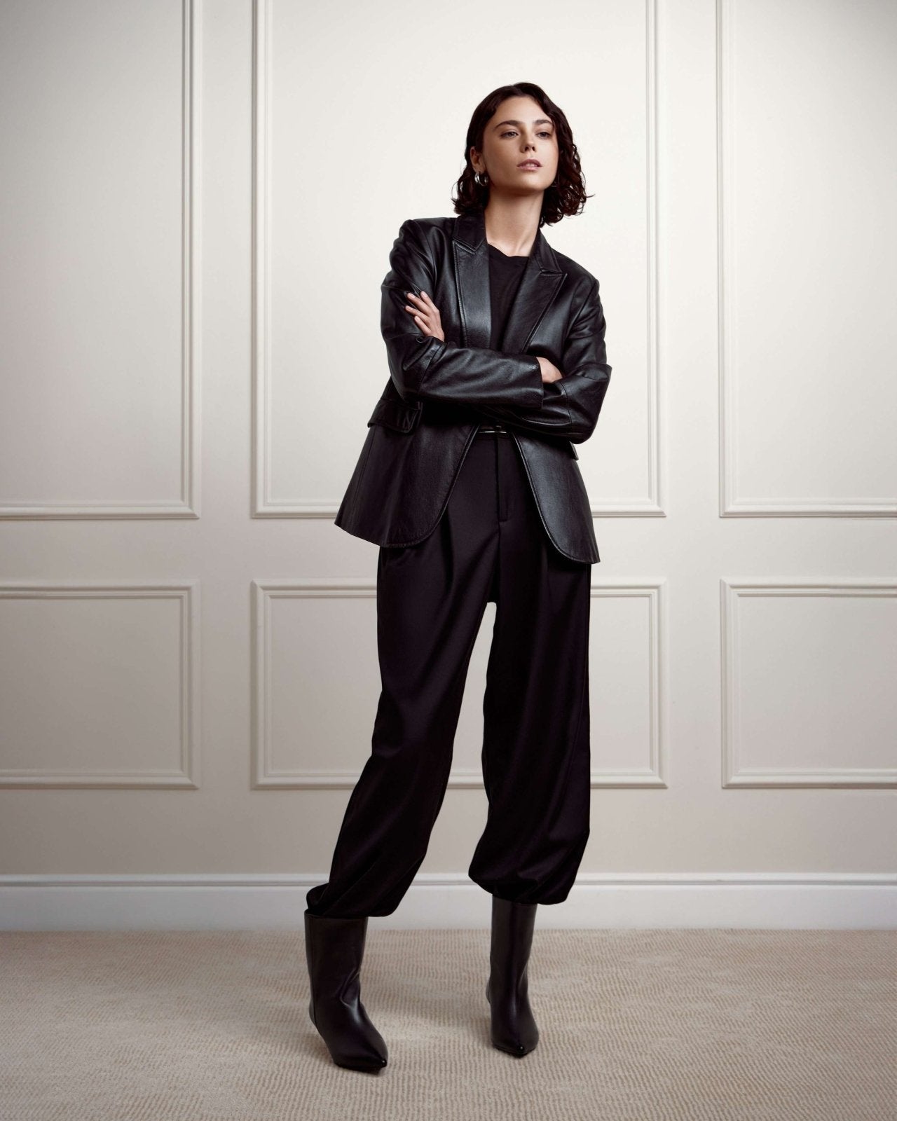Gina Black Boots Age of Innocence Women