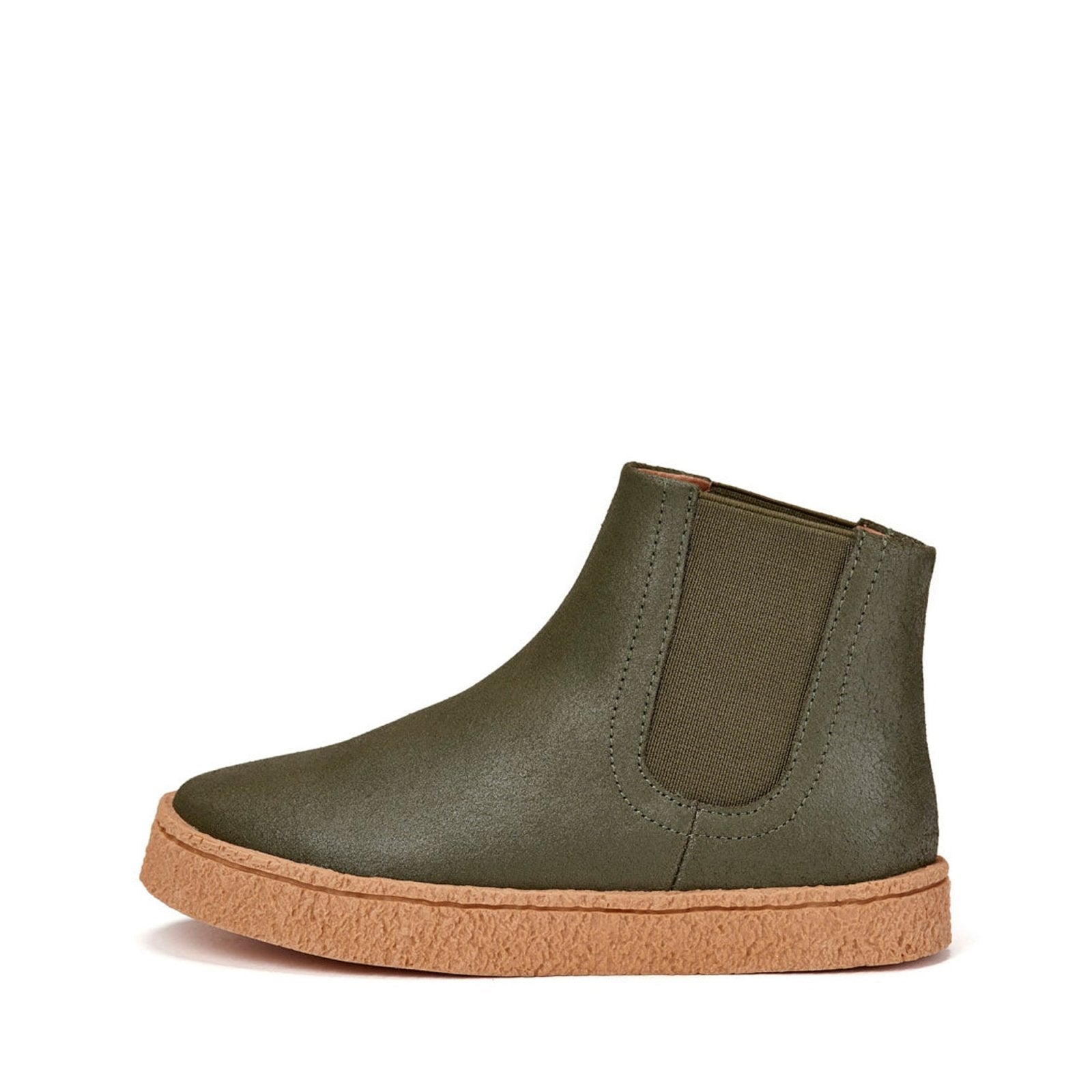 designer Harry Khaki Chelsea Boots for girls by GENTS by Age of Innocence