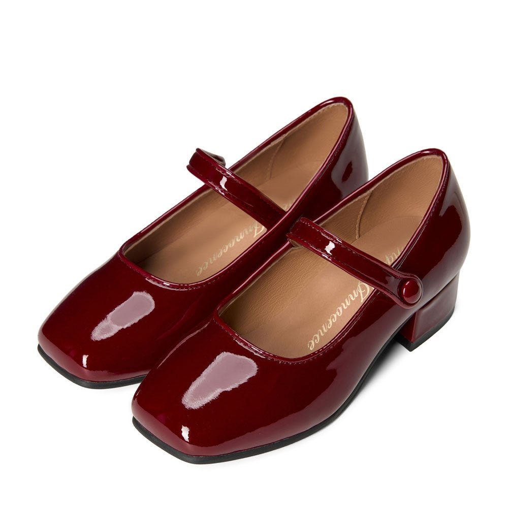 Holly Burgundy Shoes Age of Innocence