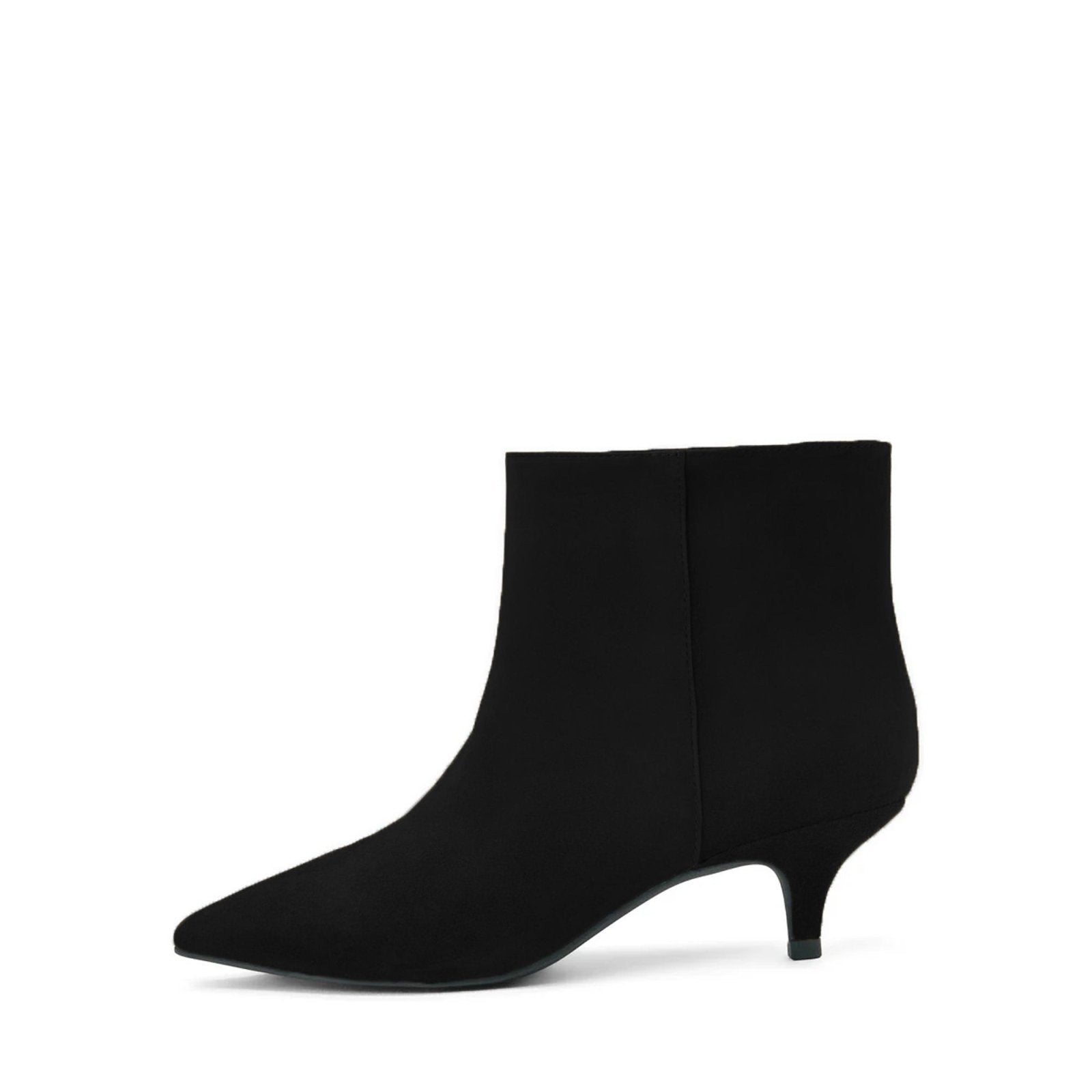 womens black suede dress boots Issy Black – Leather Black Boots for women by Age of Innocence, 35 - Age of Innocence