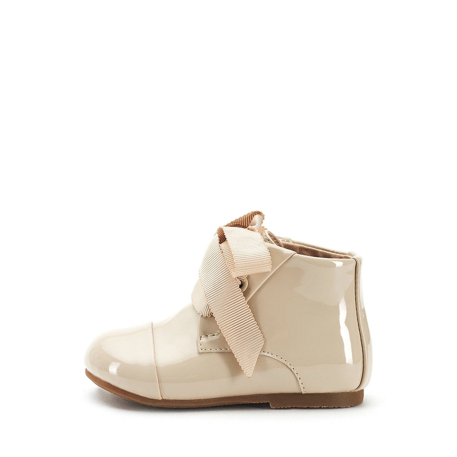 Jane PU Beige Boots Boots Age of Innocence