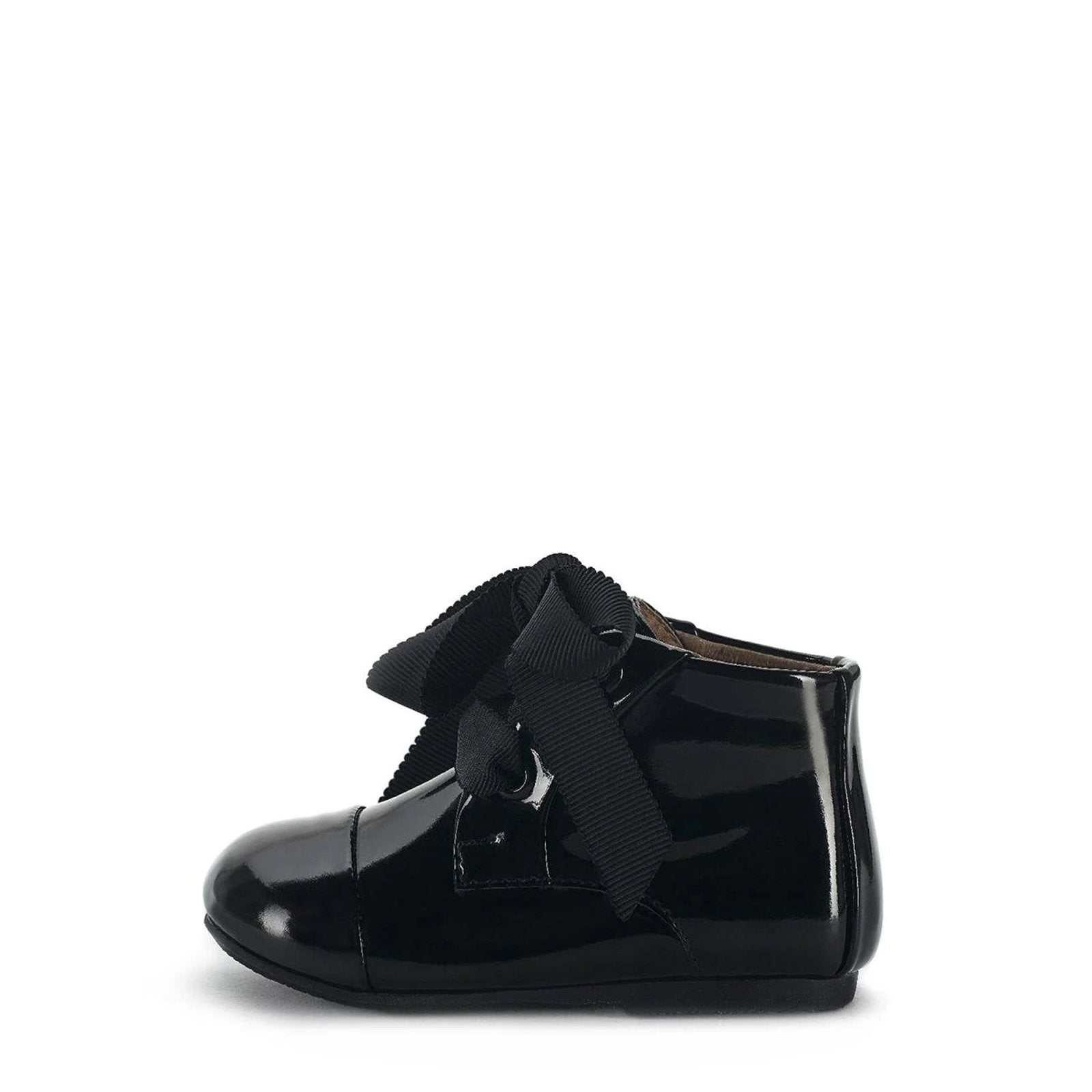 Jane PU Black Boots Boots Age of Innocence