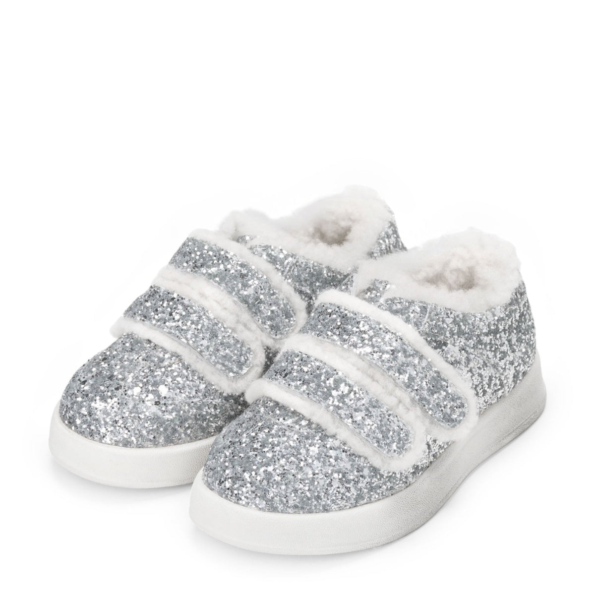 designer Jolly Glitter Silver Boots for girls by Age of Innocence