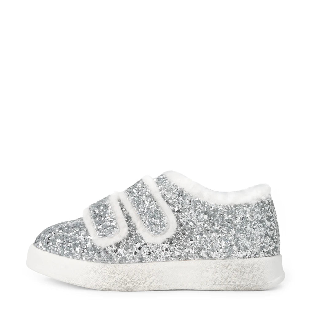 designer Jolly Glitter Silver Boots for girls by Age of Innocence