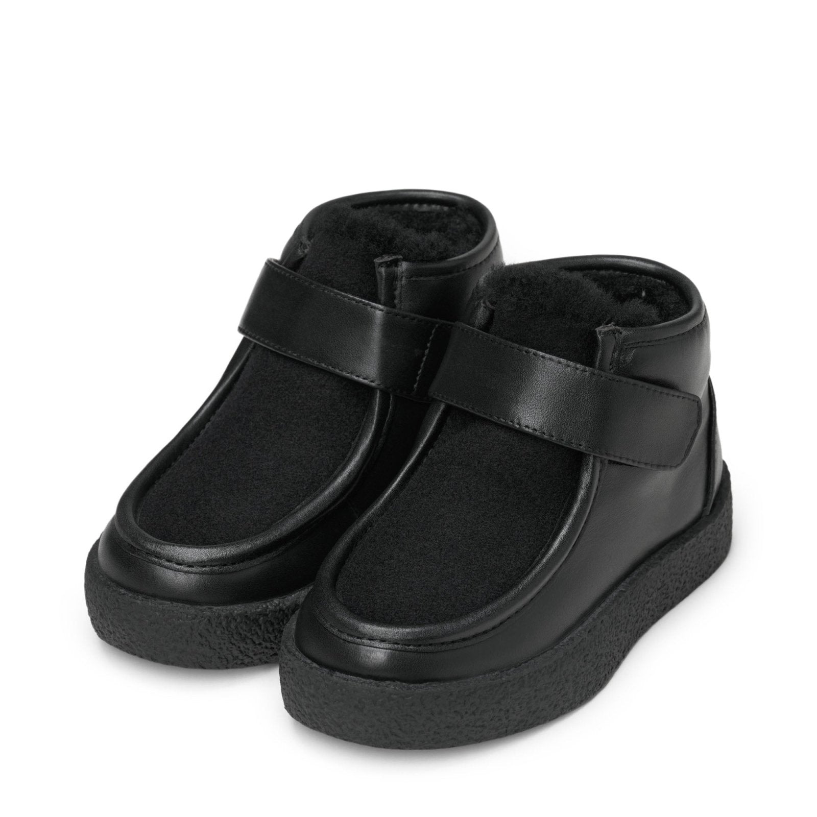 designer Kai Leather Black/Black Boots for girls by Age of Innocence
