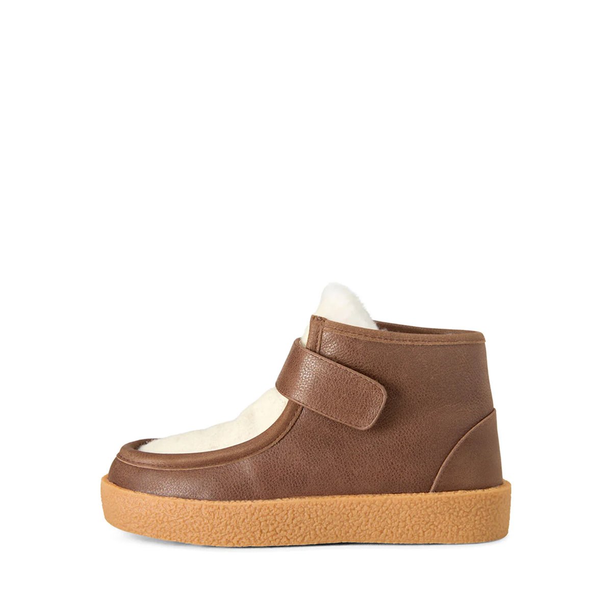 designer Kai Leather Brown/White Boots for girls by Age of Innocence