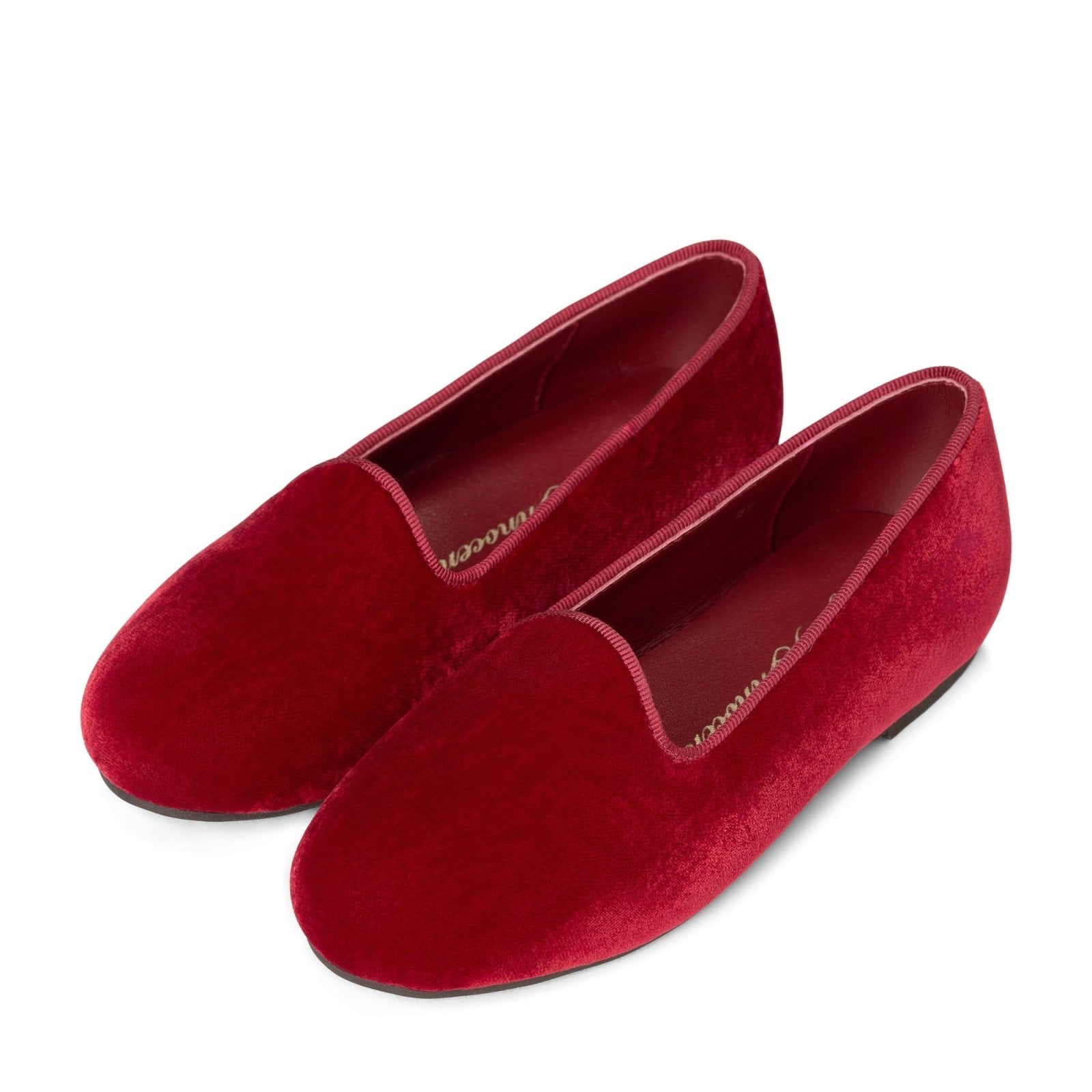 designer Kaya Red Loafers for girls by Age of Innocence
