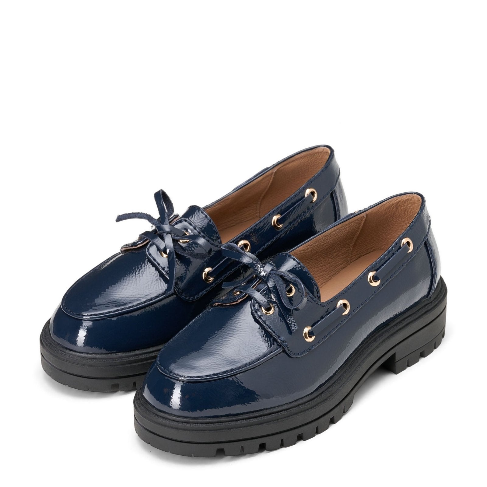 designer Kayla Navy Shoes for girls by Age of Innocence