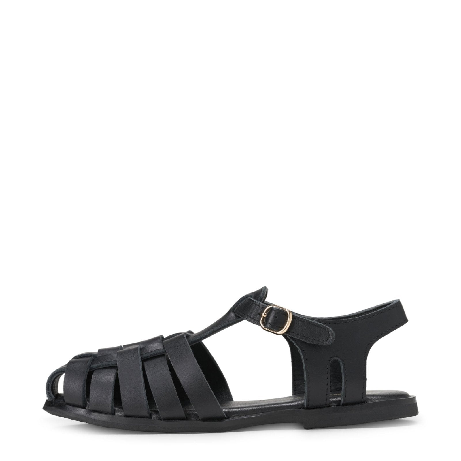 designer Lalia Black Sandals for girls by Age of Innocence