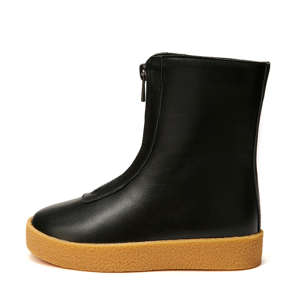 Leah Leather High Black Boots Boots Age of Innocence