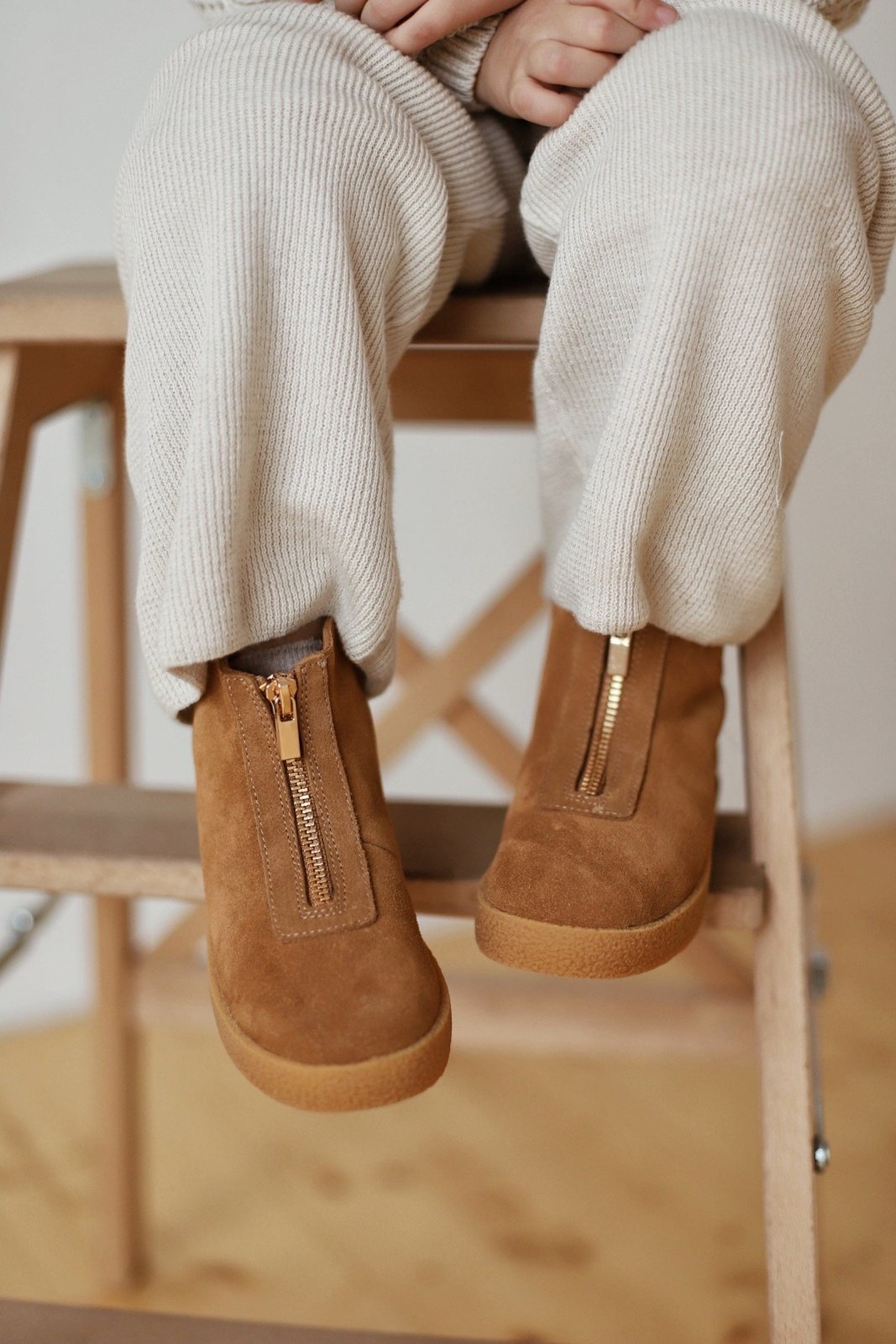 Leah Suede Camel Boots Boots Age of Innocence