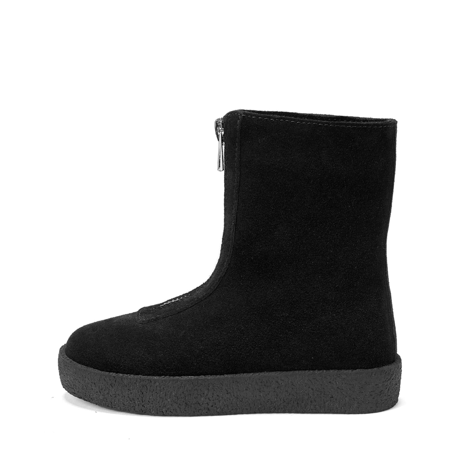 Leah Suede High Black Boots Age of Innocence