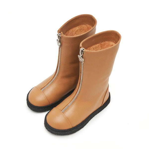 Lily High Beige Boots by Age of Innocence
