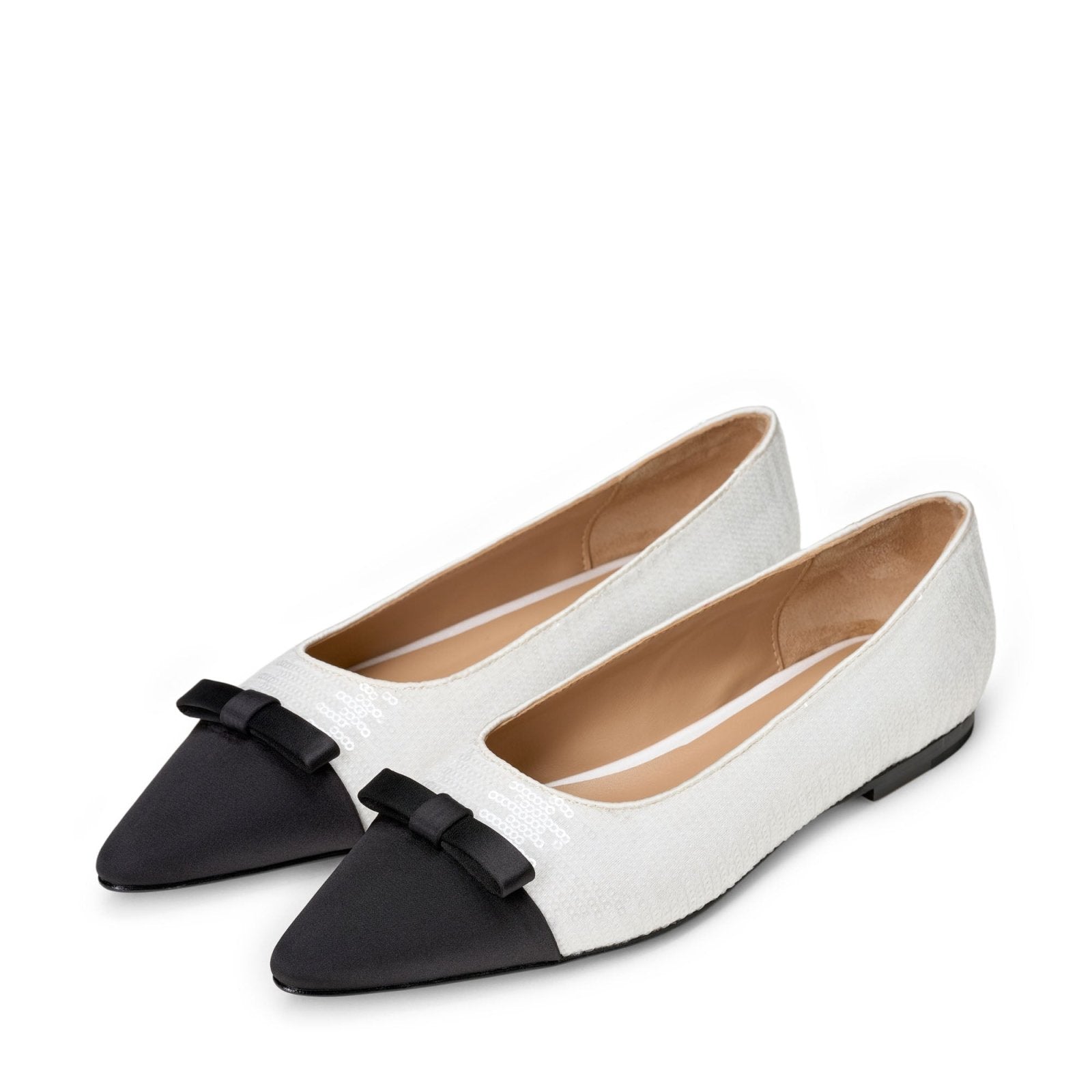 designer Liz White/black Shoes for girls by Age of Innocence Women