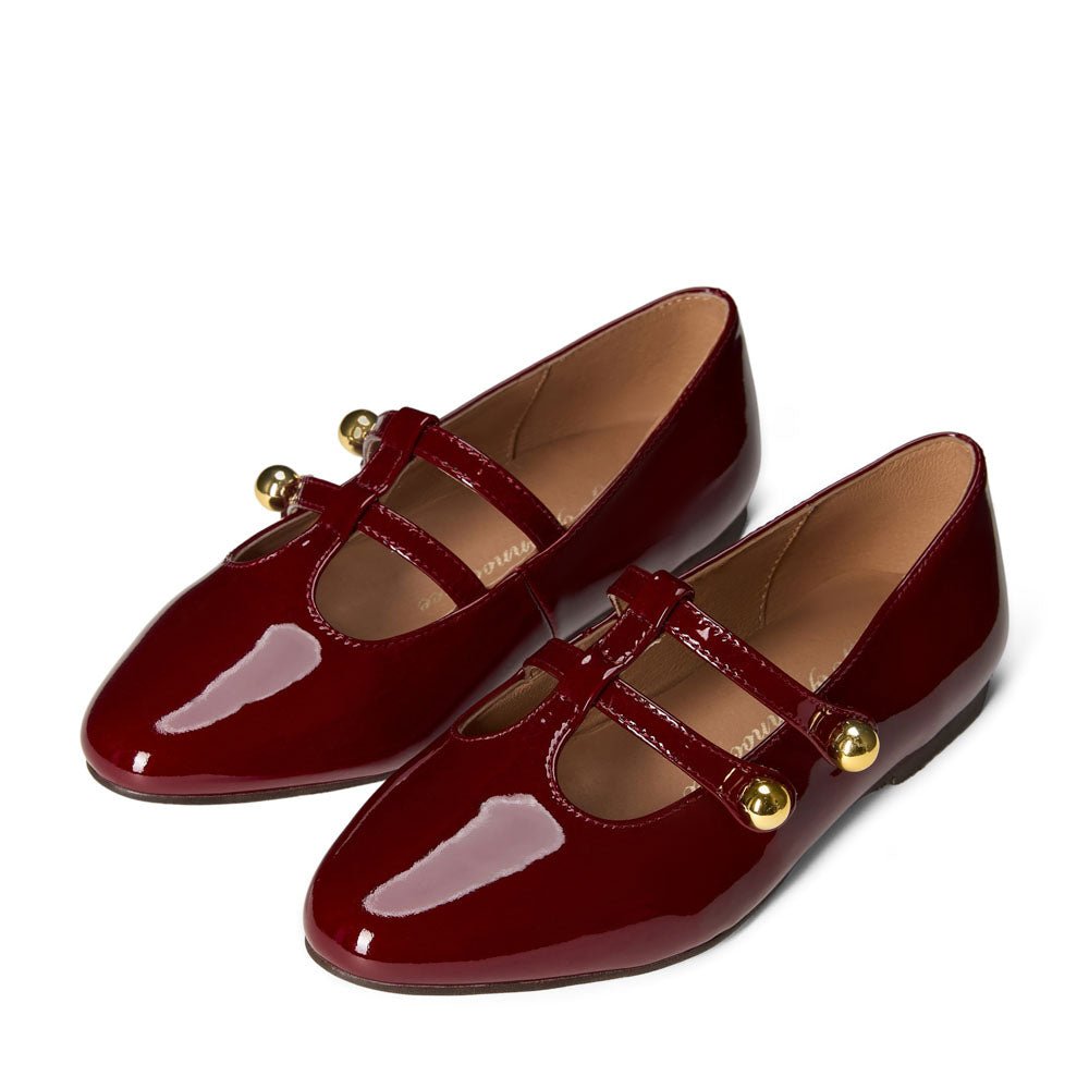 Lory Burgundy Shoes Age of Innocence