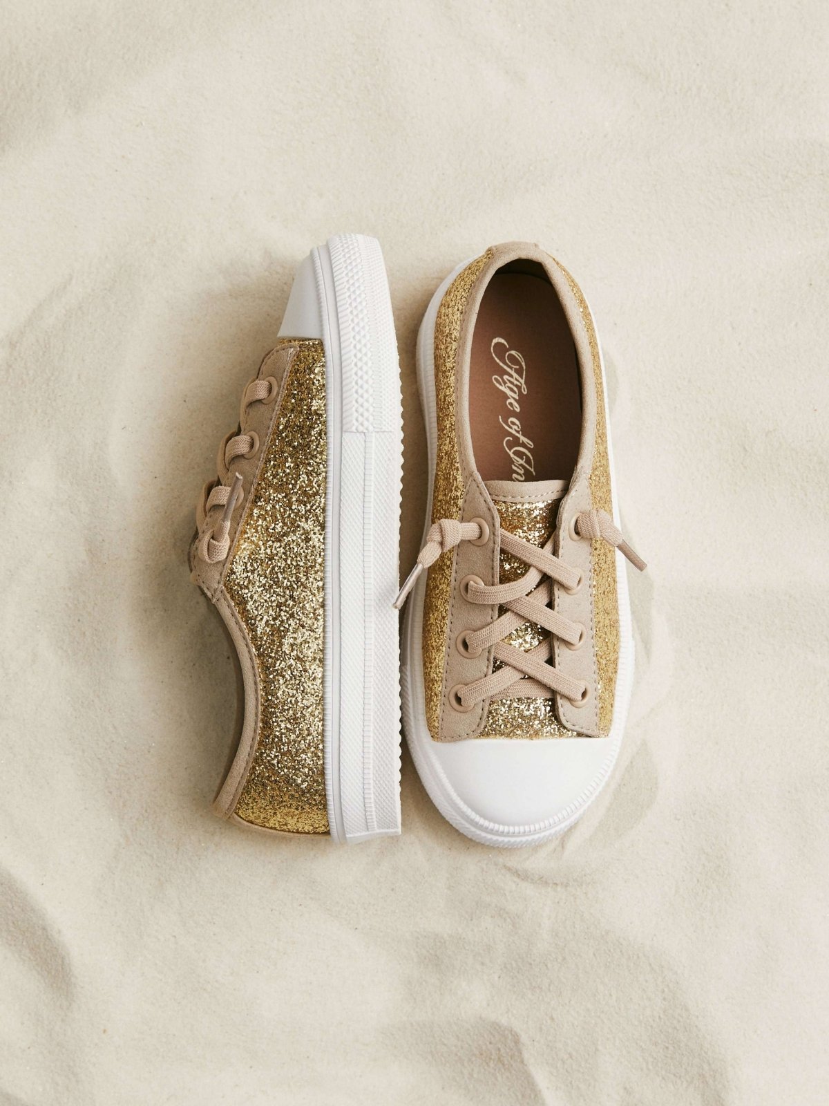 Mabel Gold Sneakers by Age of Innocence