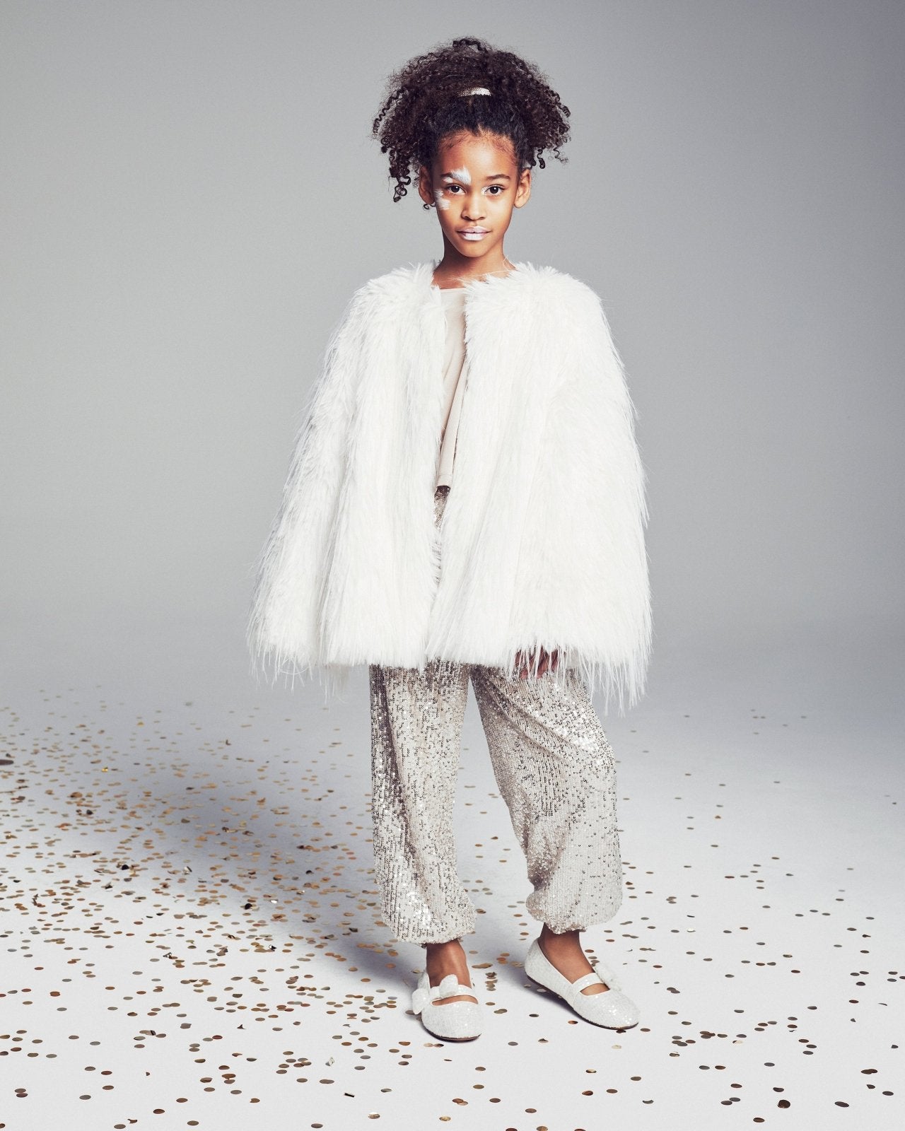 Mia Sequins 2.0 White Shoes Age of Innocence