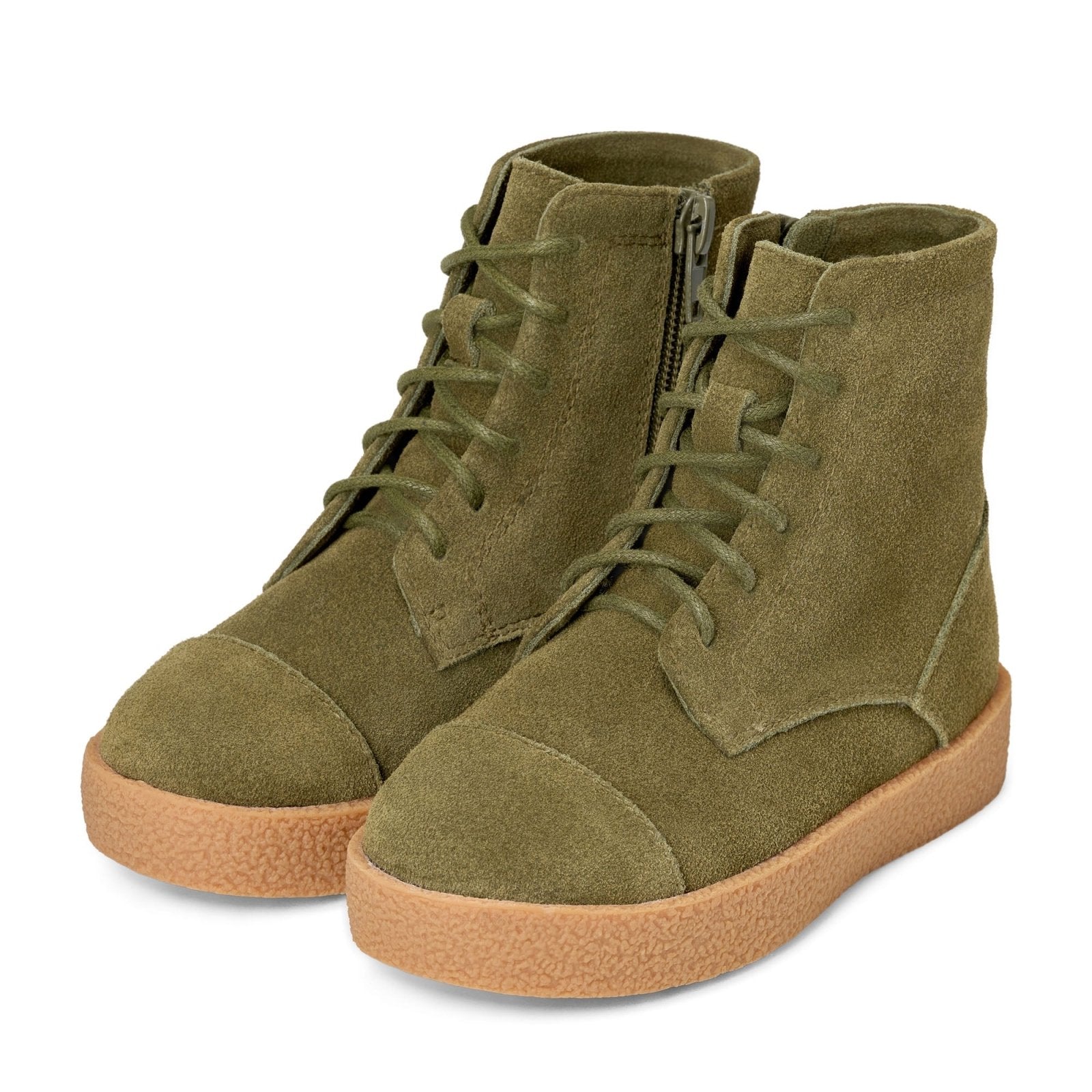 designer Neo Khaki Boots for girls by GENTS by Age of Innocence