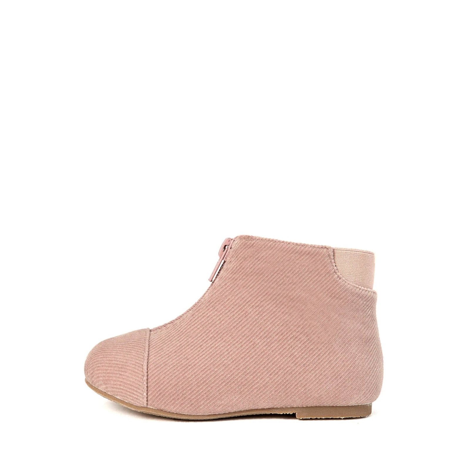 Nicole Ribbed Velvet Pink Boots Boots Age of Innocence