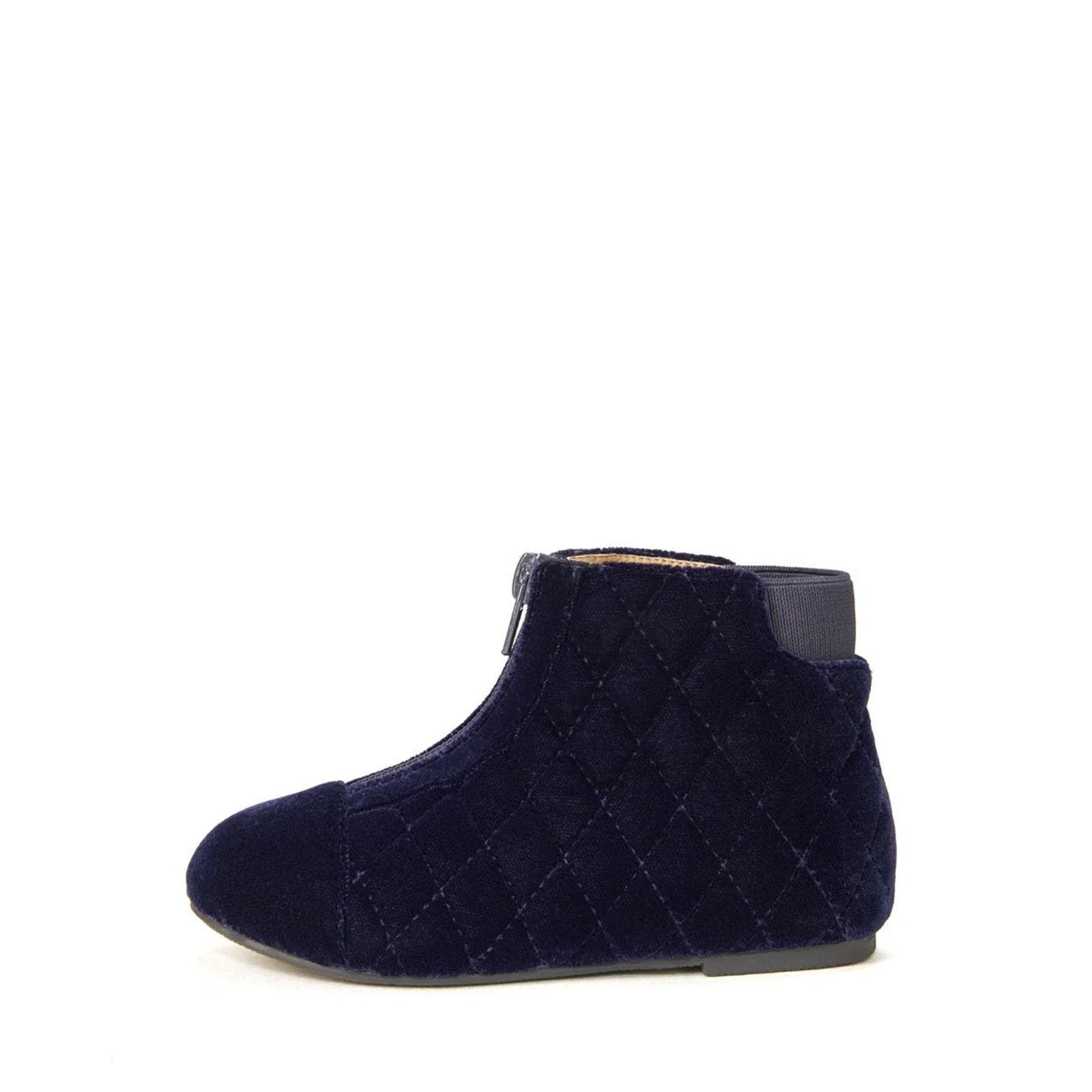 Nicole Velvet Navy Boots Boots Age of Innocence