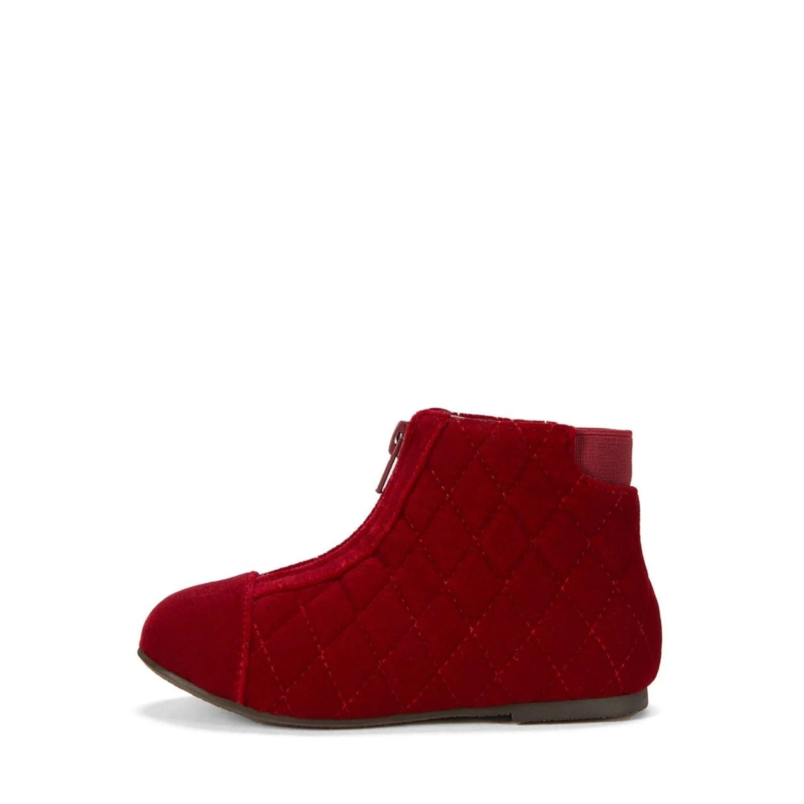 Nicole Velvet Red Boots Boots Age of Innocence