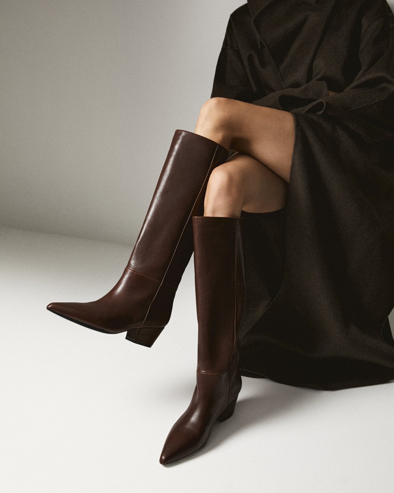 designer Petra Brown Boots for girls by Age of Innocence Women