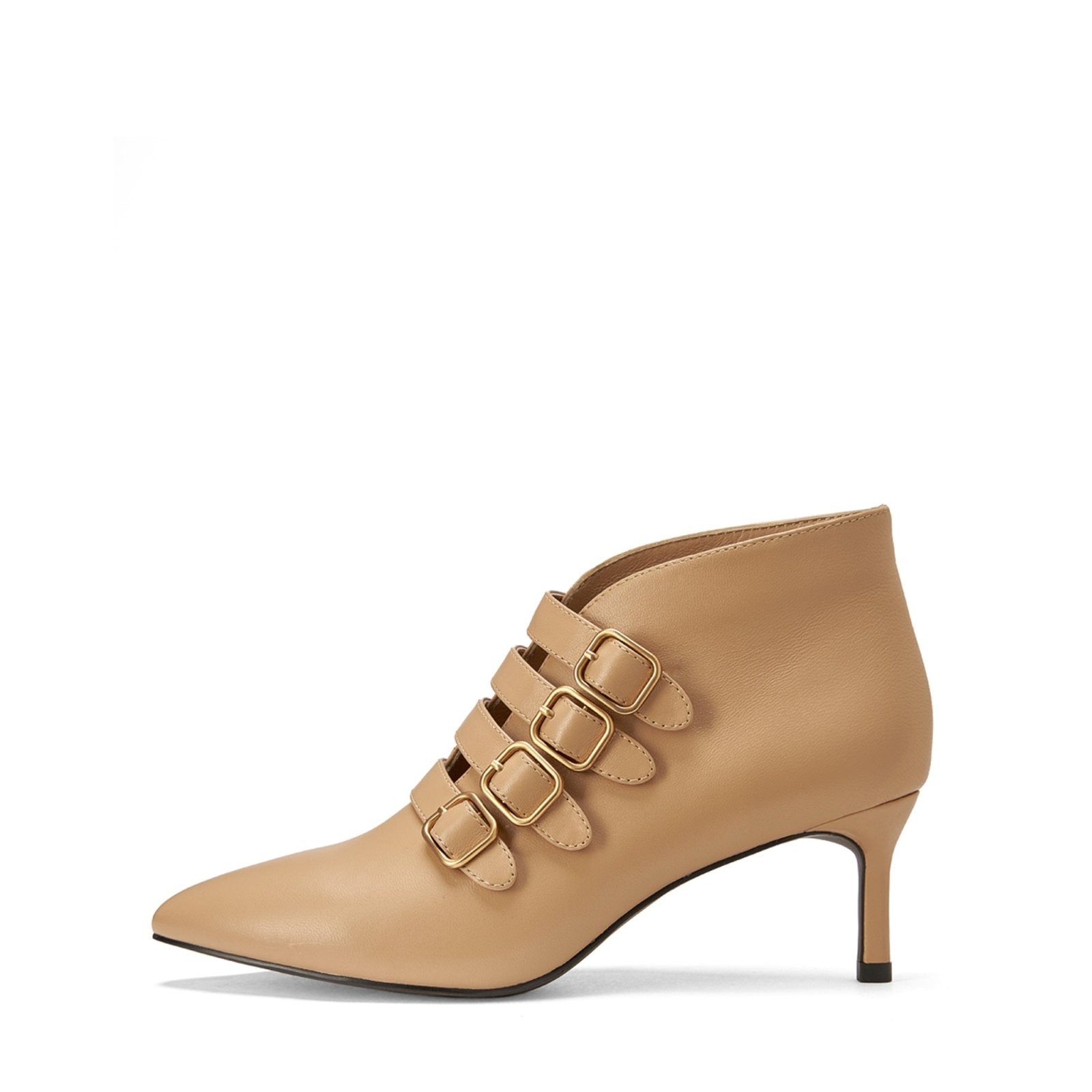 designer Rhea Beige Boots for girls by Age of Innocence Women