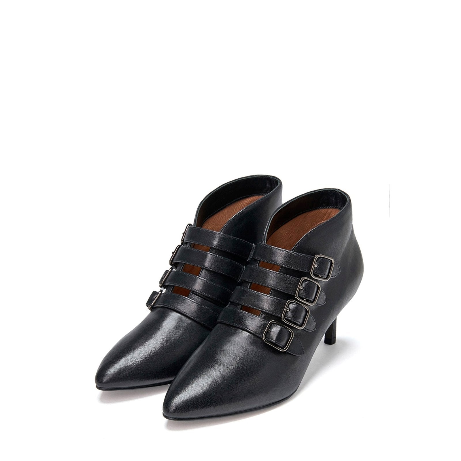 designer Rhea Black Boots for girls by Age of Innocence Women